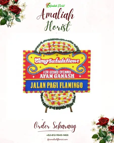 Sewa Papan Bunga Burujul Wetan